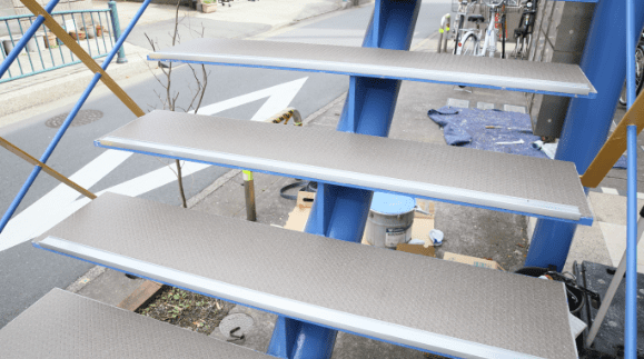 長尺シート防水の施工写真