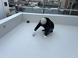 シート防水　ジョイントシール張り