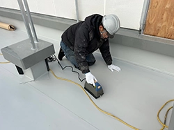 シート防水　ディスクの固定